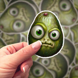 Angry Avocado Sticker | Bumblebird