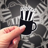 Art Supplies Sticker | Bumblebird