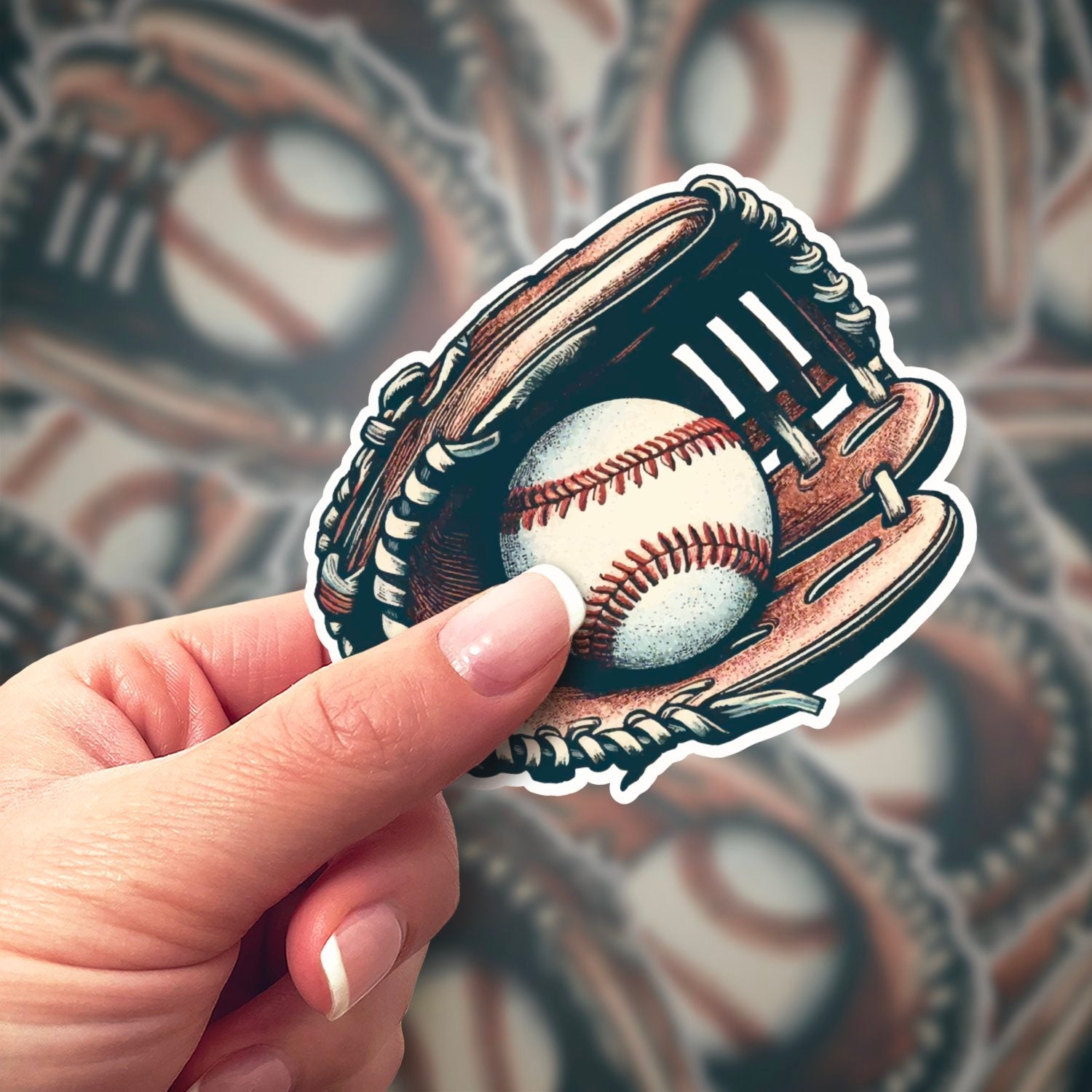 Baseball III Sticker | Bumblebird