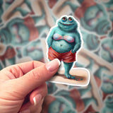 Beach Frog Sticker | Bumblebird