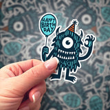Birthday II Sticker | Bumblebird