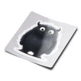 Black Furry Sticker