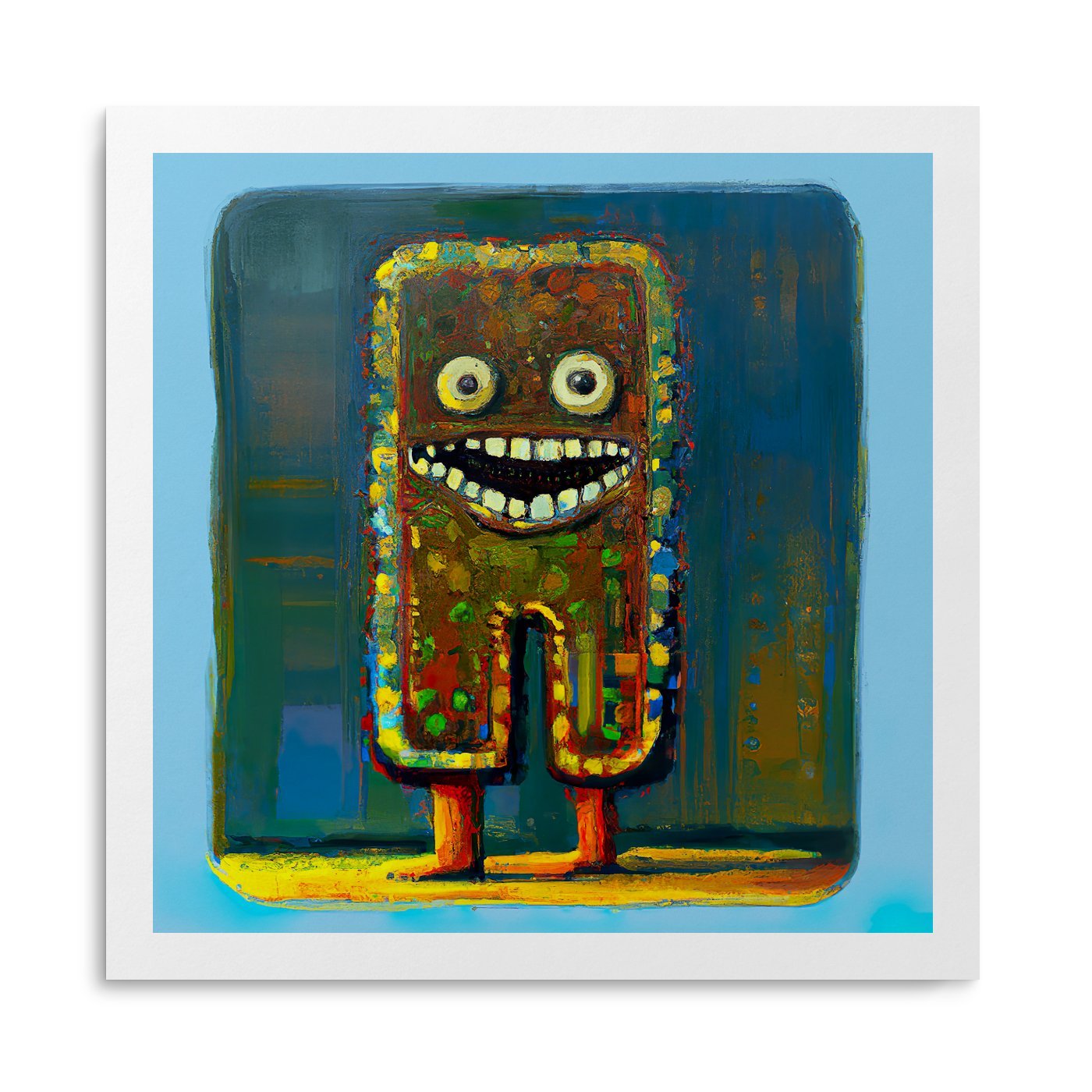 Brad Paper Print | Bumblebird