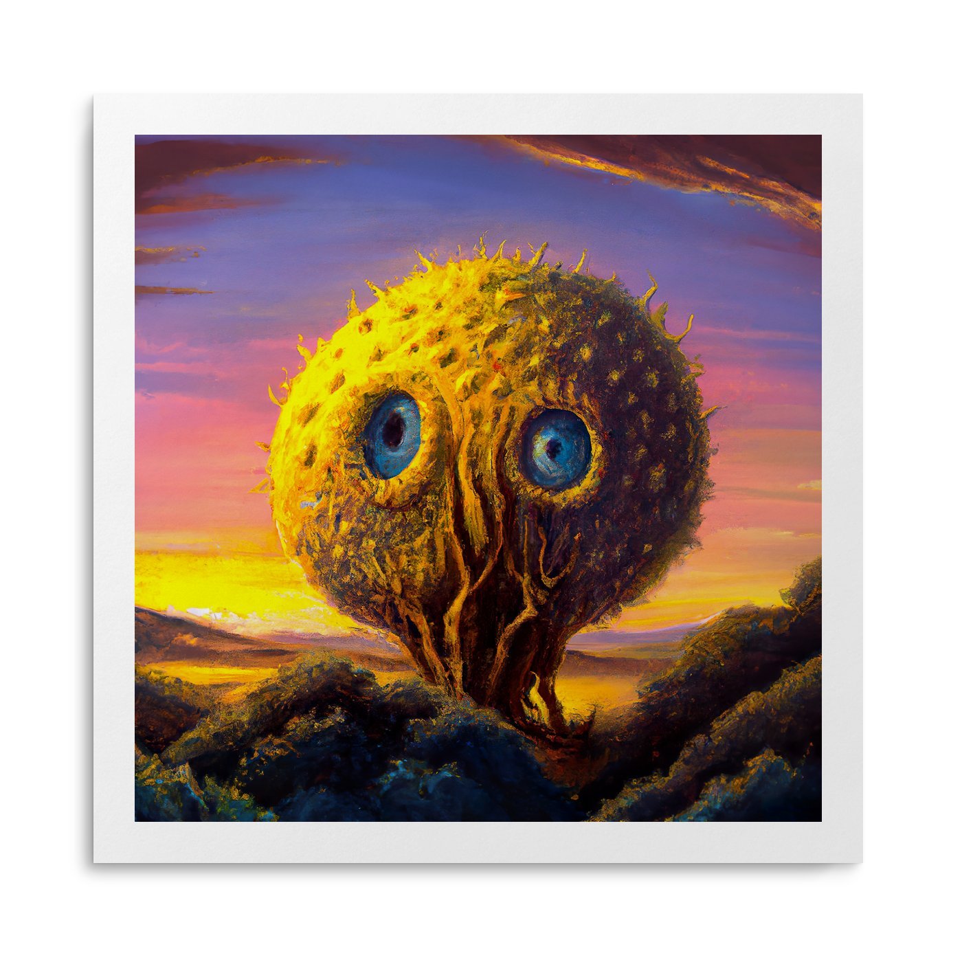 Damian Paper Print | Bumblebird