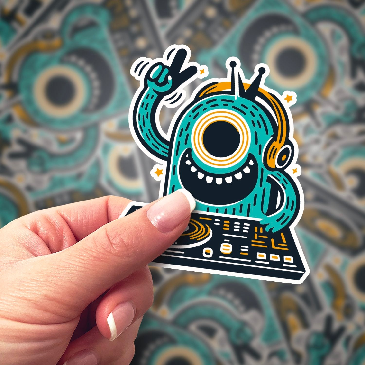 DJ Sticker | Bumblebird