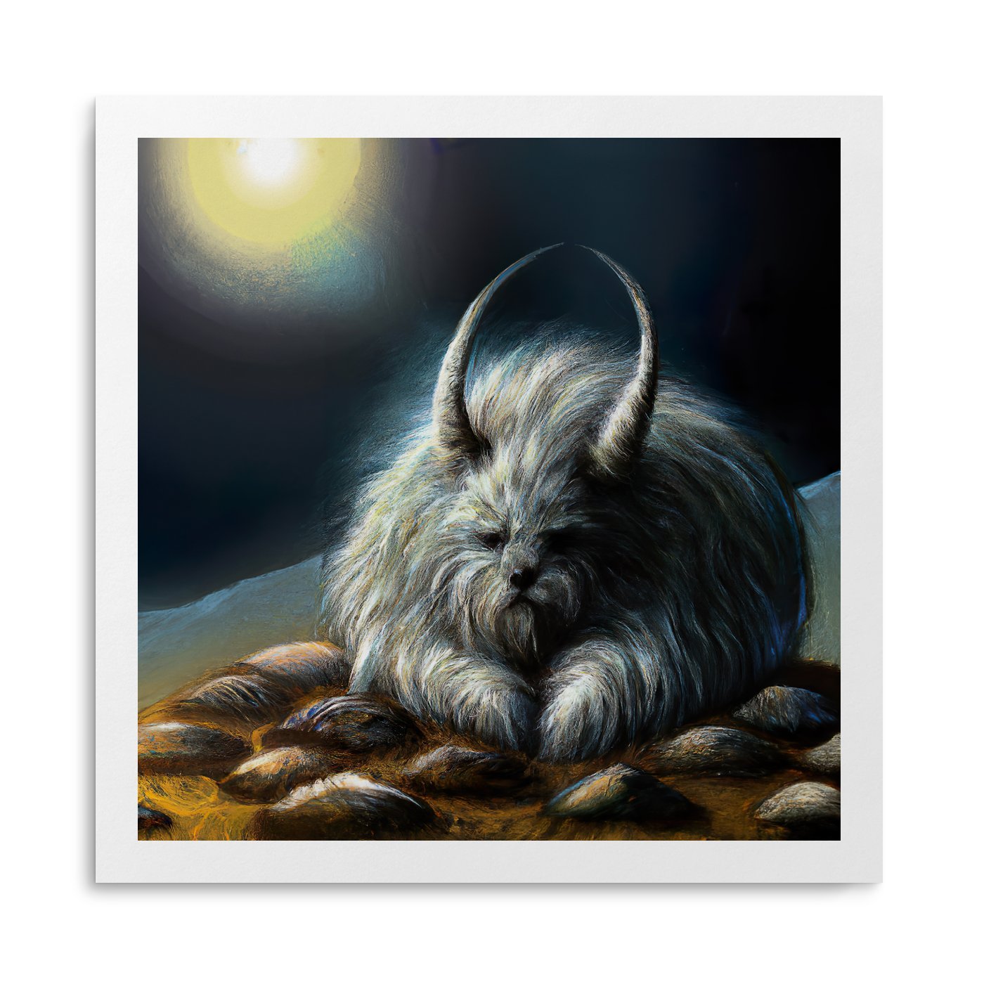 Edgar Paper Print | Bumblebird