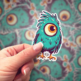 Feathered Fiend Sticker | Bumblebird