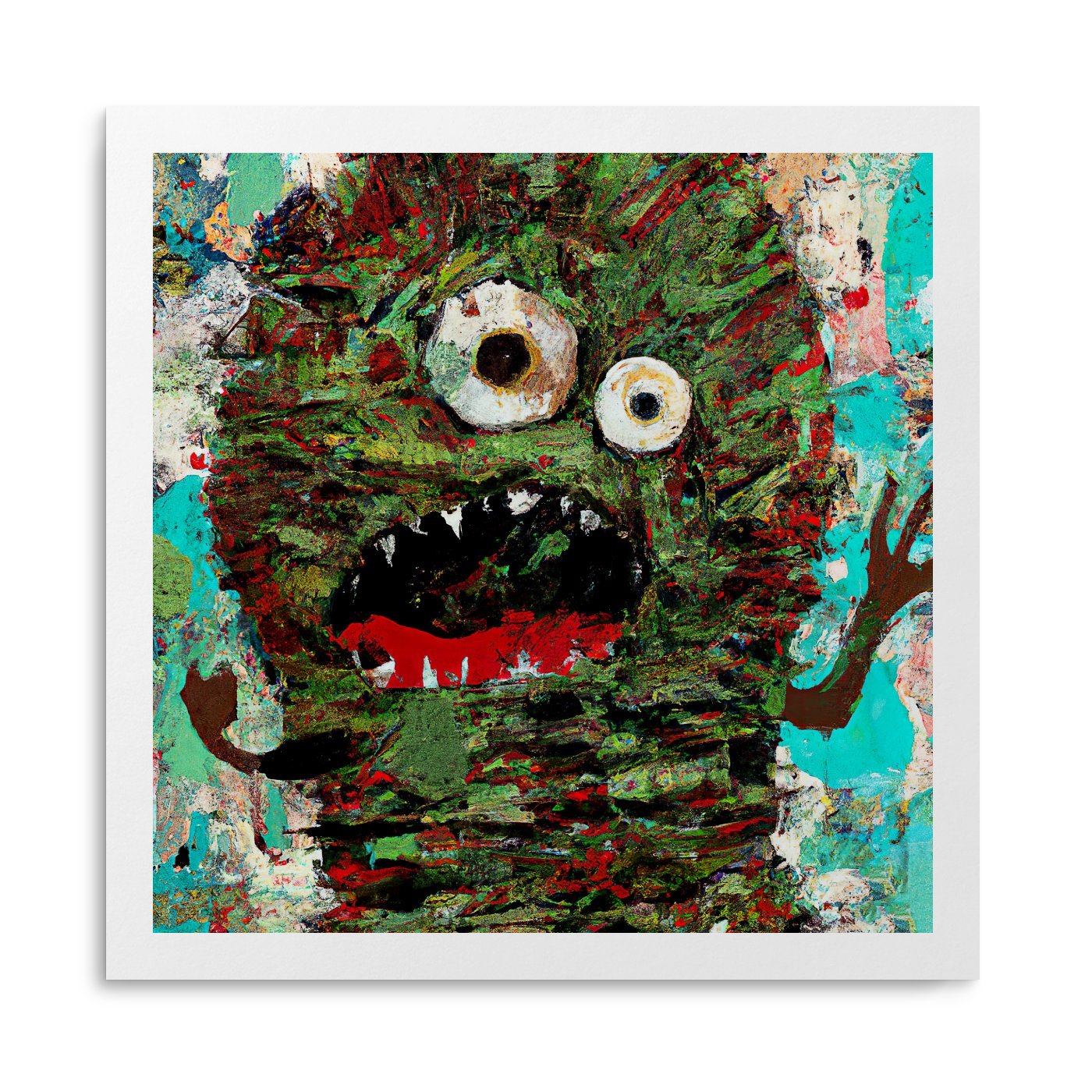 Frank Paper Print | Bumblebird