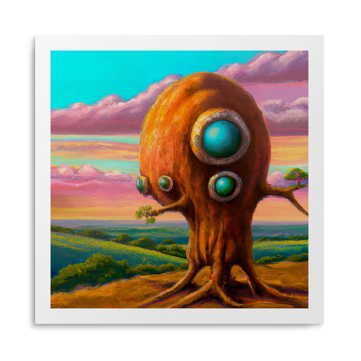 George Paper Print | Bumblebird