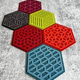 Hexa Coaster Set | Bumblebird