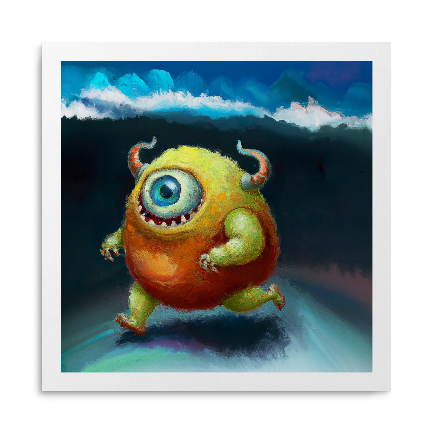 Hugh Paper Print | Bumblebird