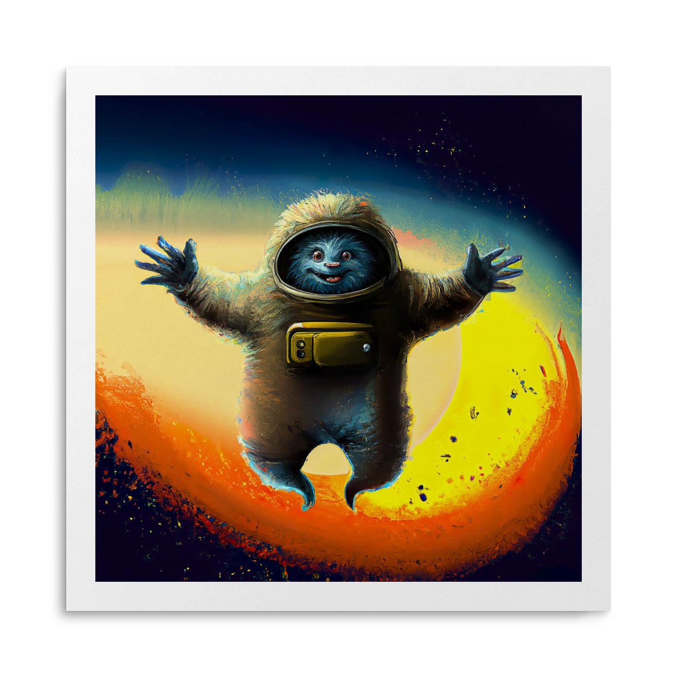 Leonard Paper Print | Bumblebird