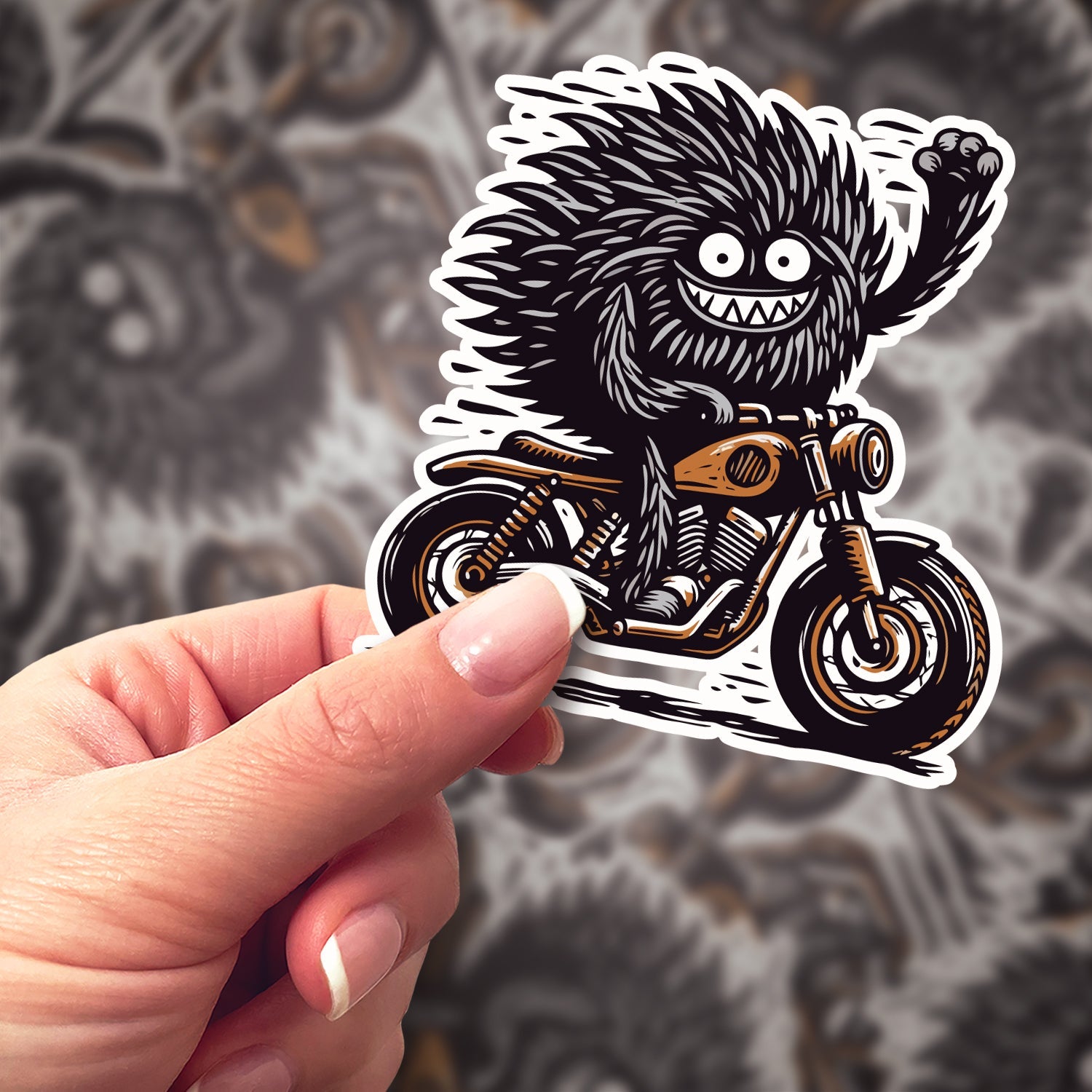 Motorbike Sticker | Bumblebird