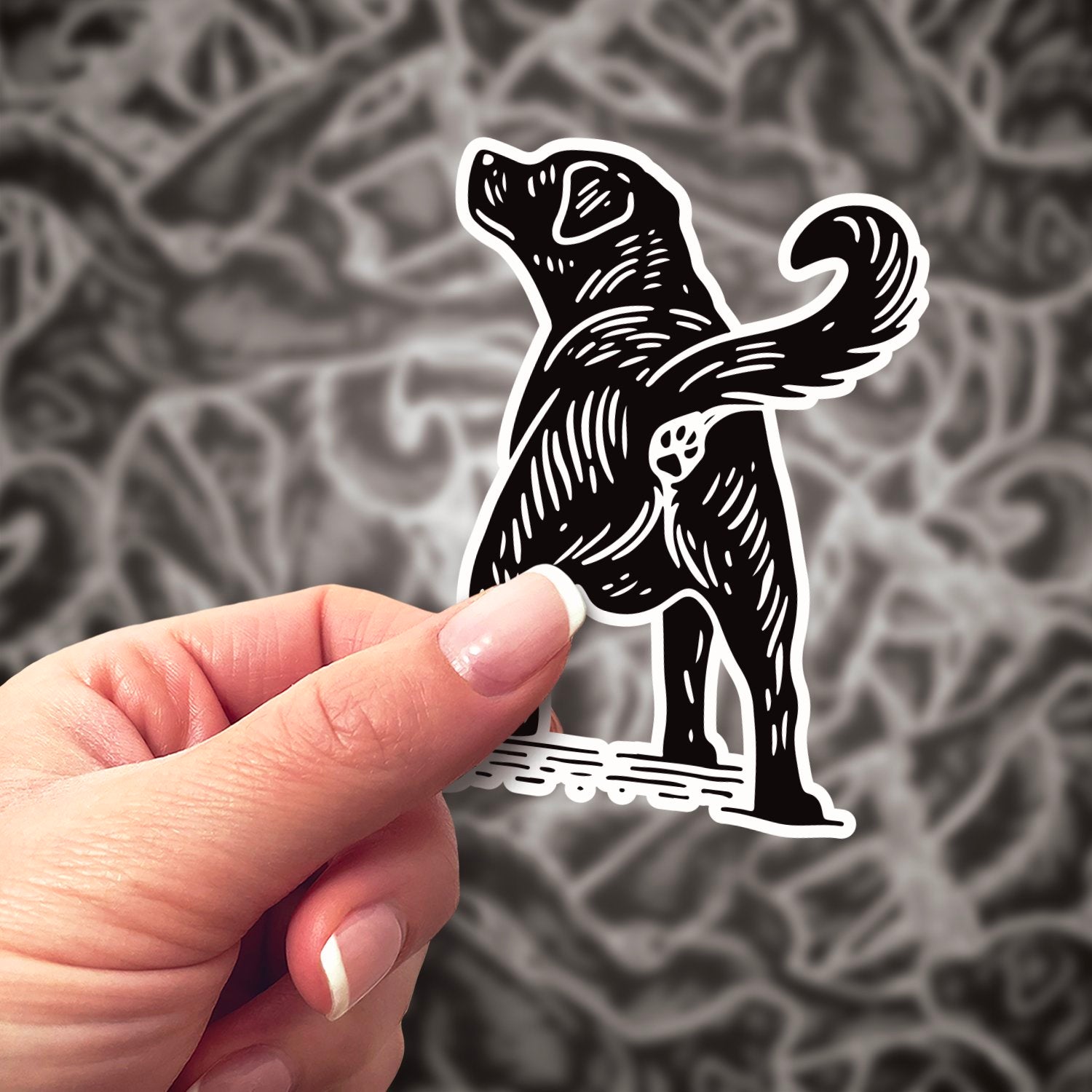 Retriever II Sticker | Bumblebird