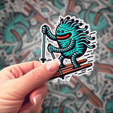 Skier Sticker | Bumblebird