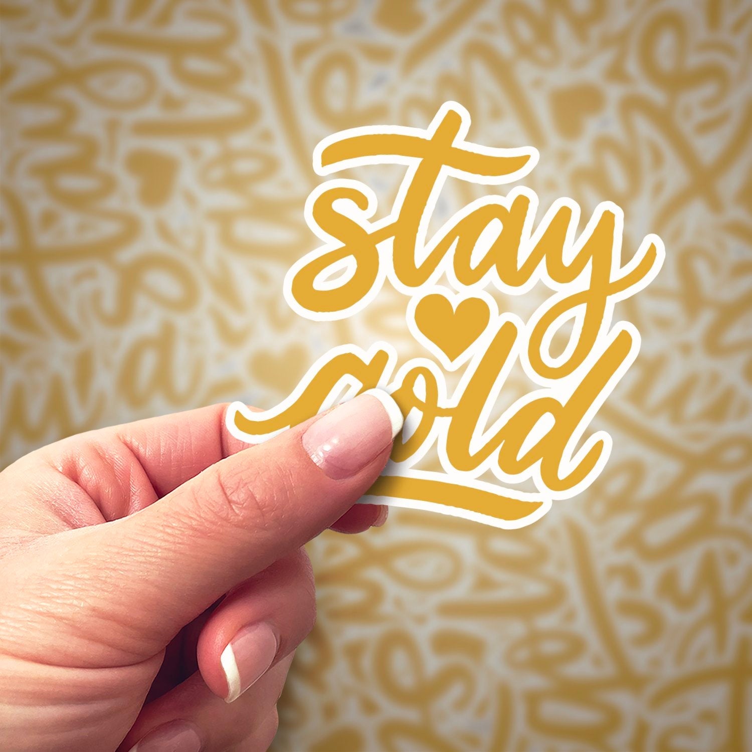 Stay Gold Sticker | Bumblebird