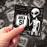 Area 51 Sticker | Bumblebird