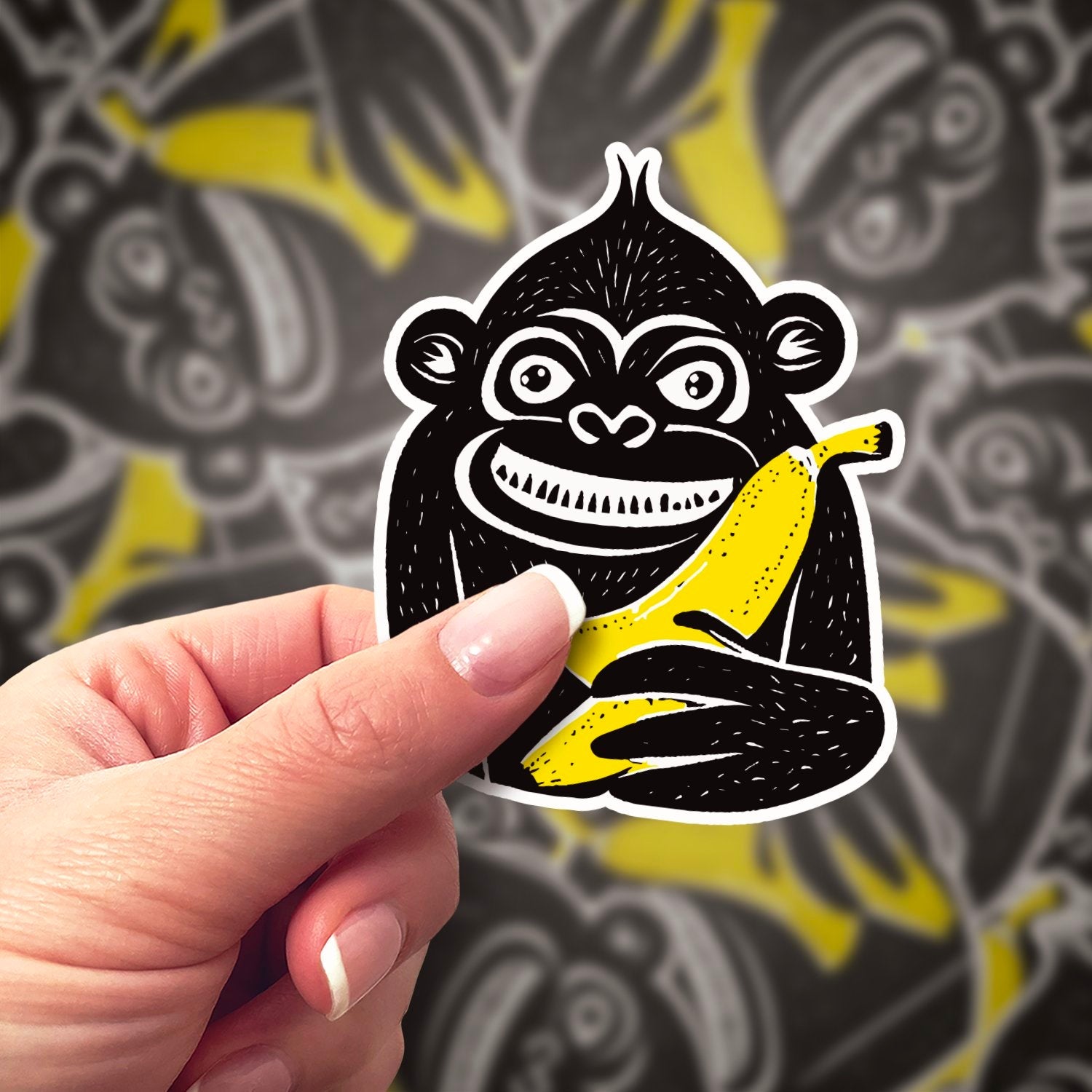 Banana George Sticker | Bumblebird