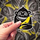 Banana George Sticker | Bumblebird