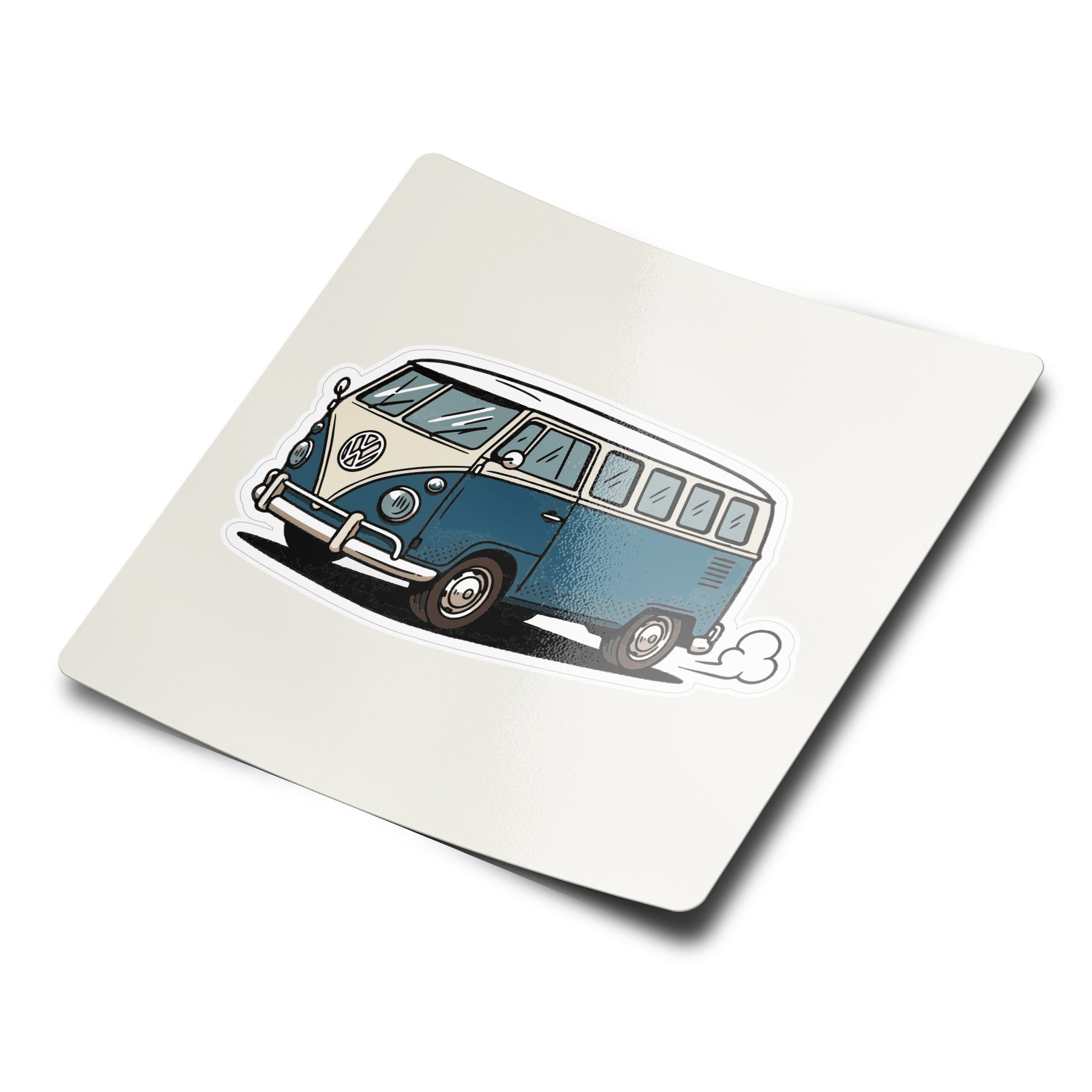 Blue Bus Sticker