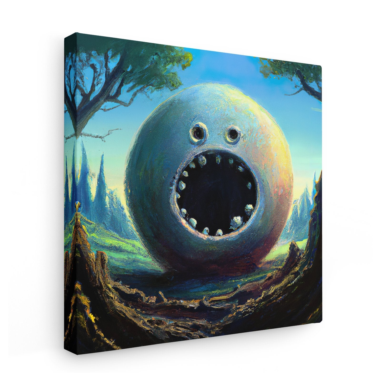 Caleb Canvas Print | Bumblebird