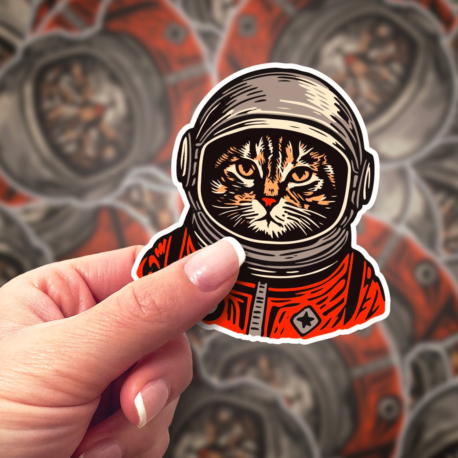 Catstronaut Sticker | Bumblebird