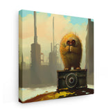 Chet Canvas Print | Bumblebird