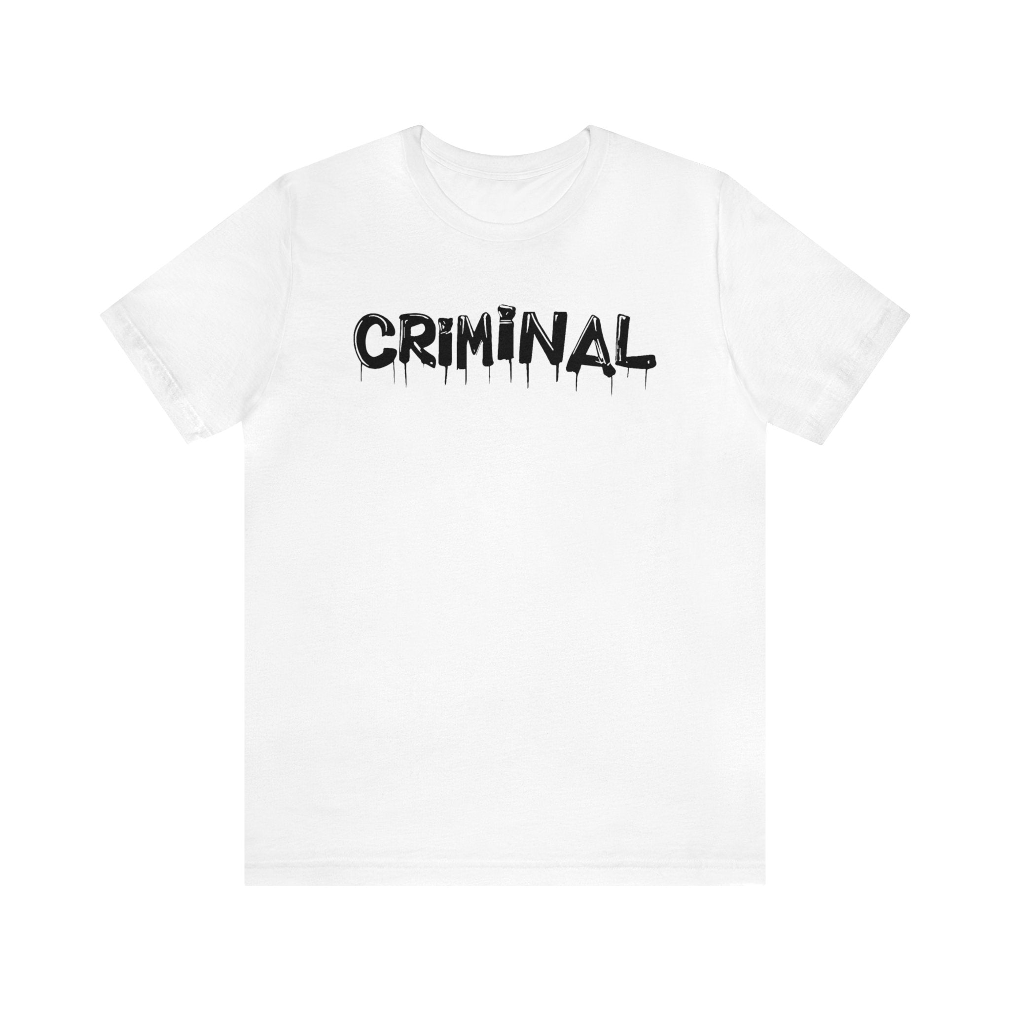 Criminal Painted T - Shirt | Bumblebird