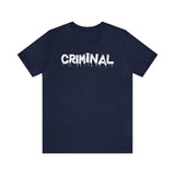 Criminal Painted T - Shirt | Bumblebird