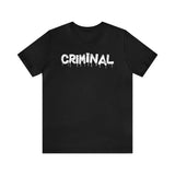 Criminal Painted T - Shirt | Bumblebird