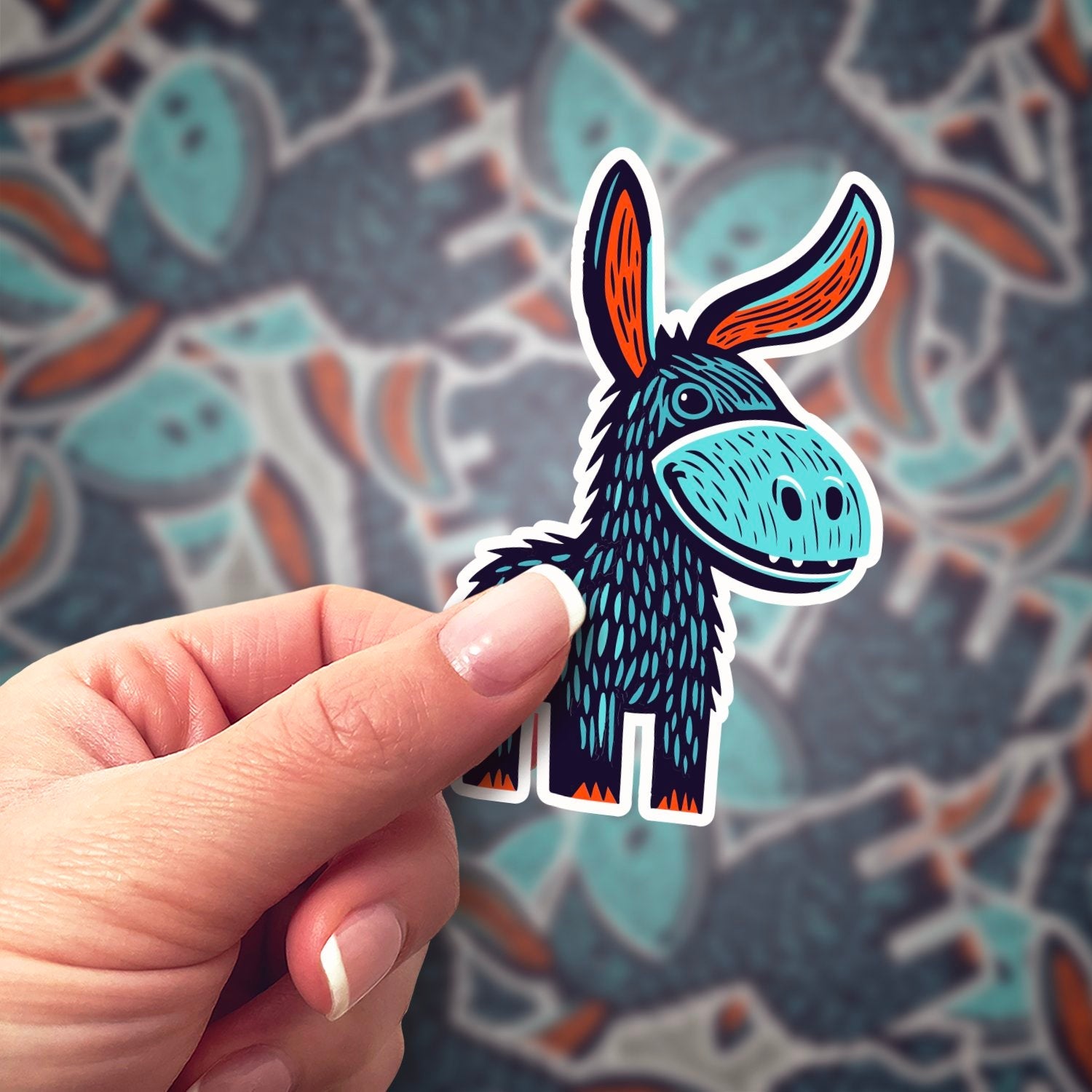 Donkey Sticker | Bumblebird