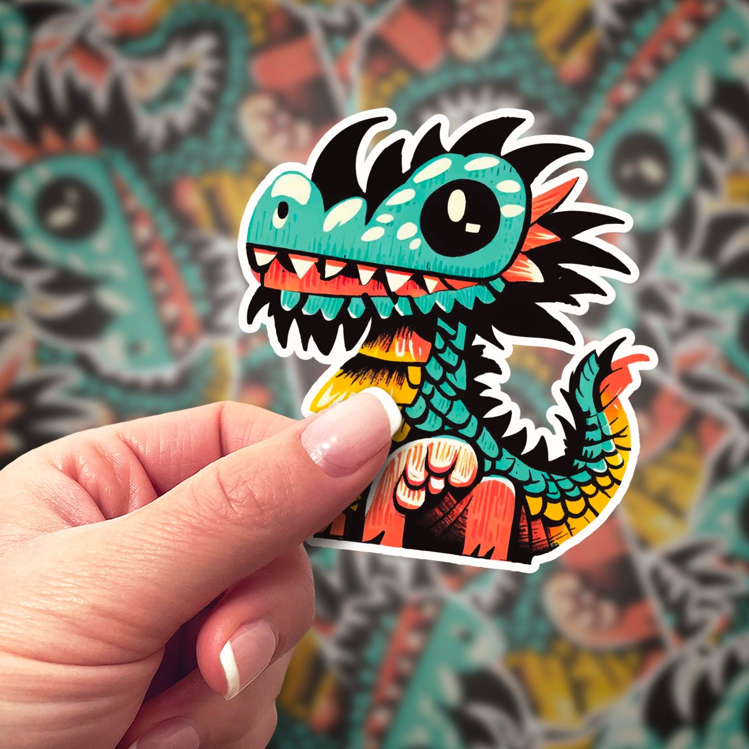 Simple Dragon Sticker Dragon Sticker – Bumblebird