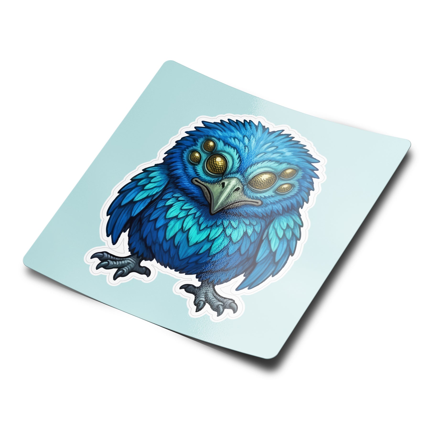 Goggleplume Sticker