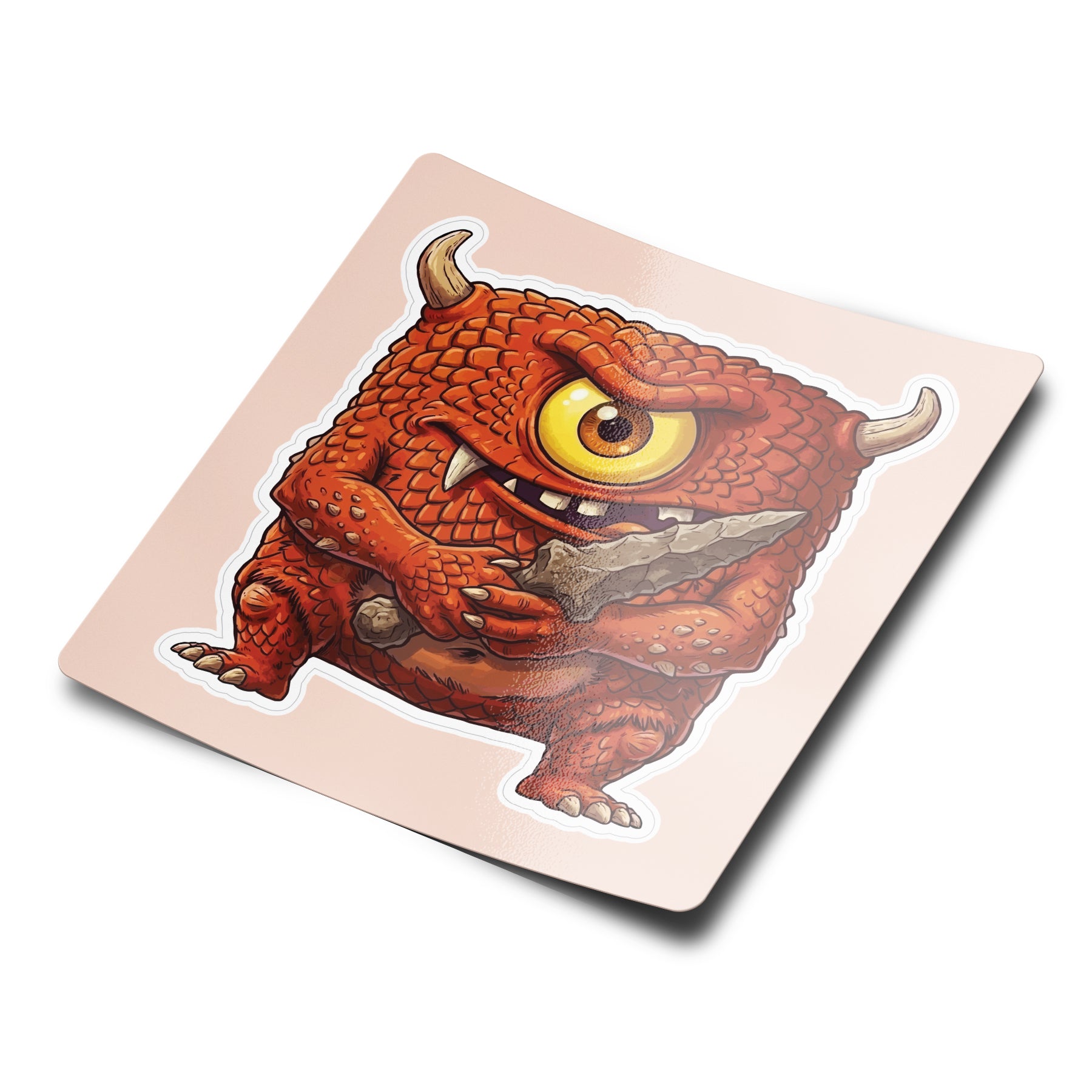 Grumblechunk Orange Sticker