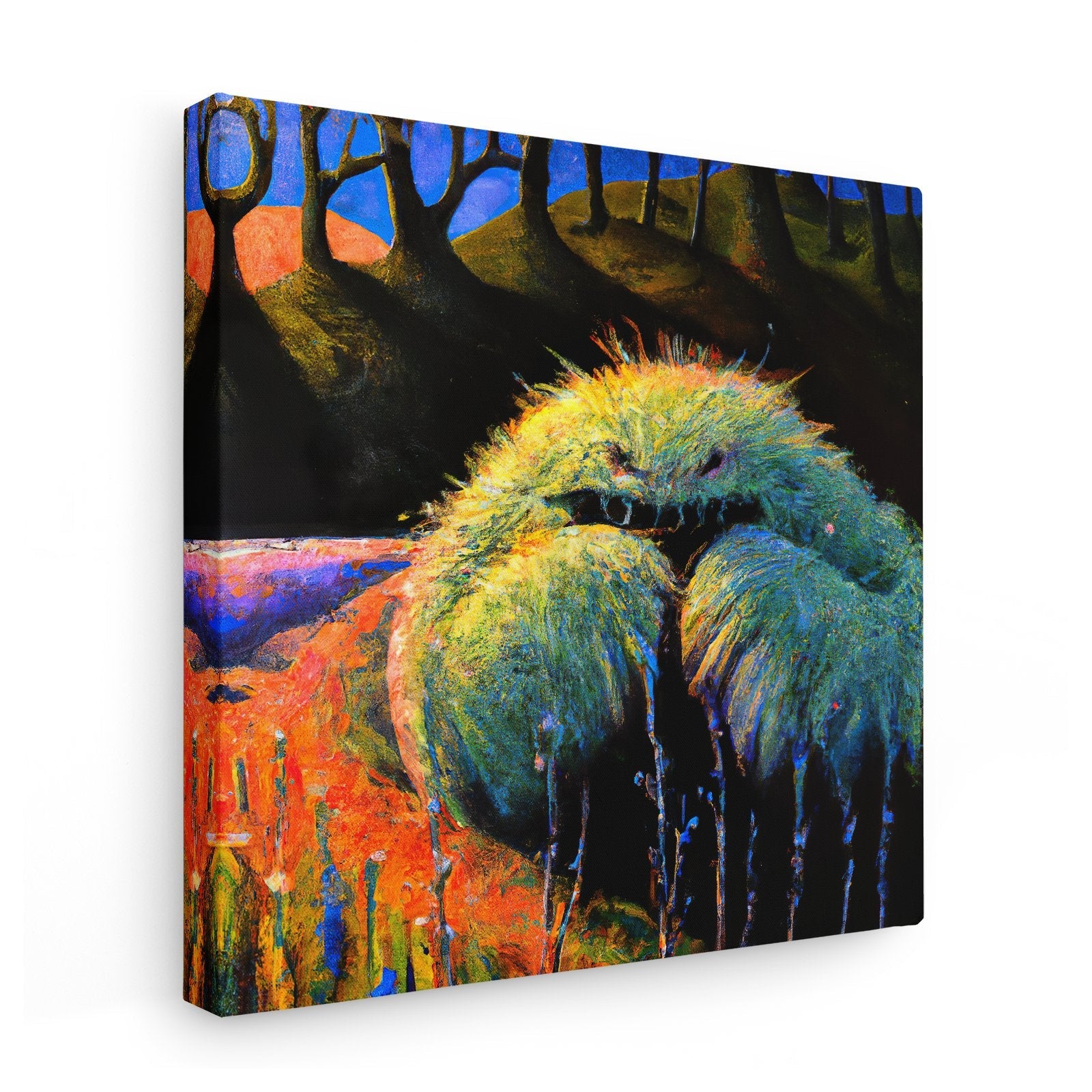 Hank Canvas Print | Bumblebird