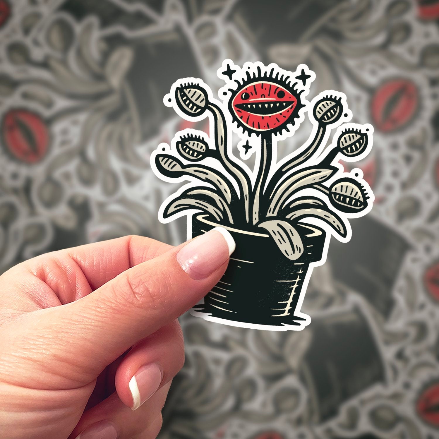 Hungry Plant III Sticker | Bumblebird