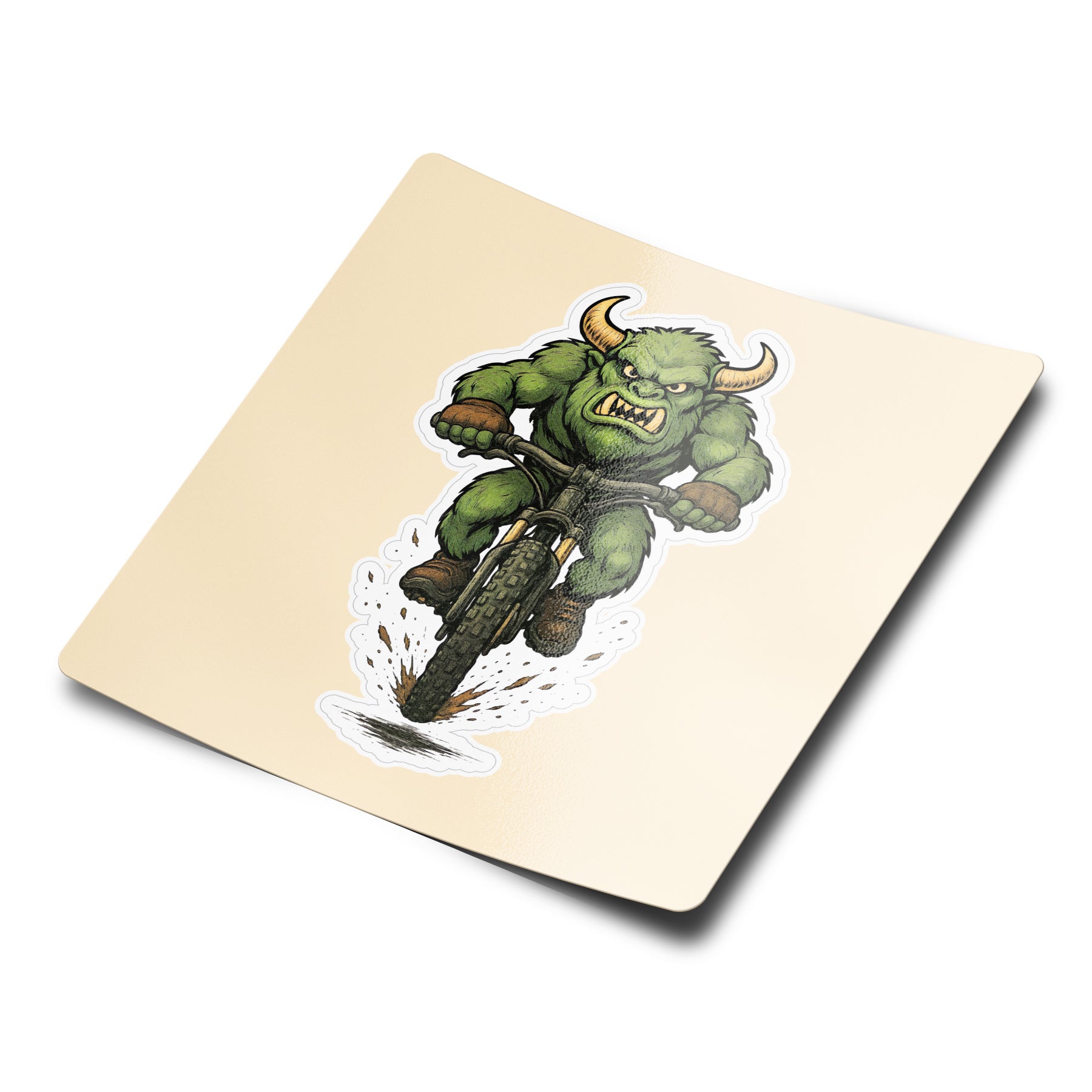 Monster Biker Sticker