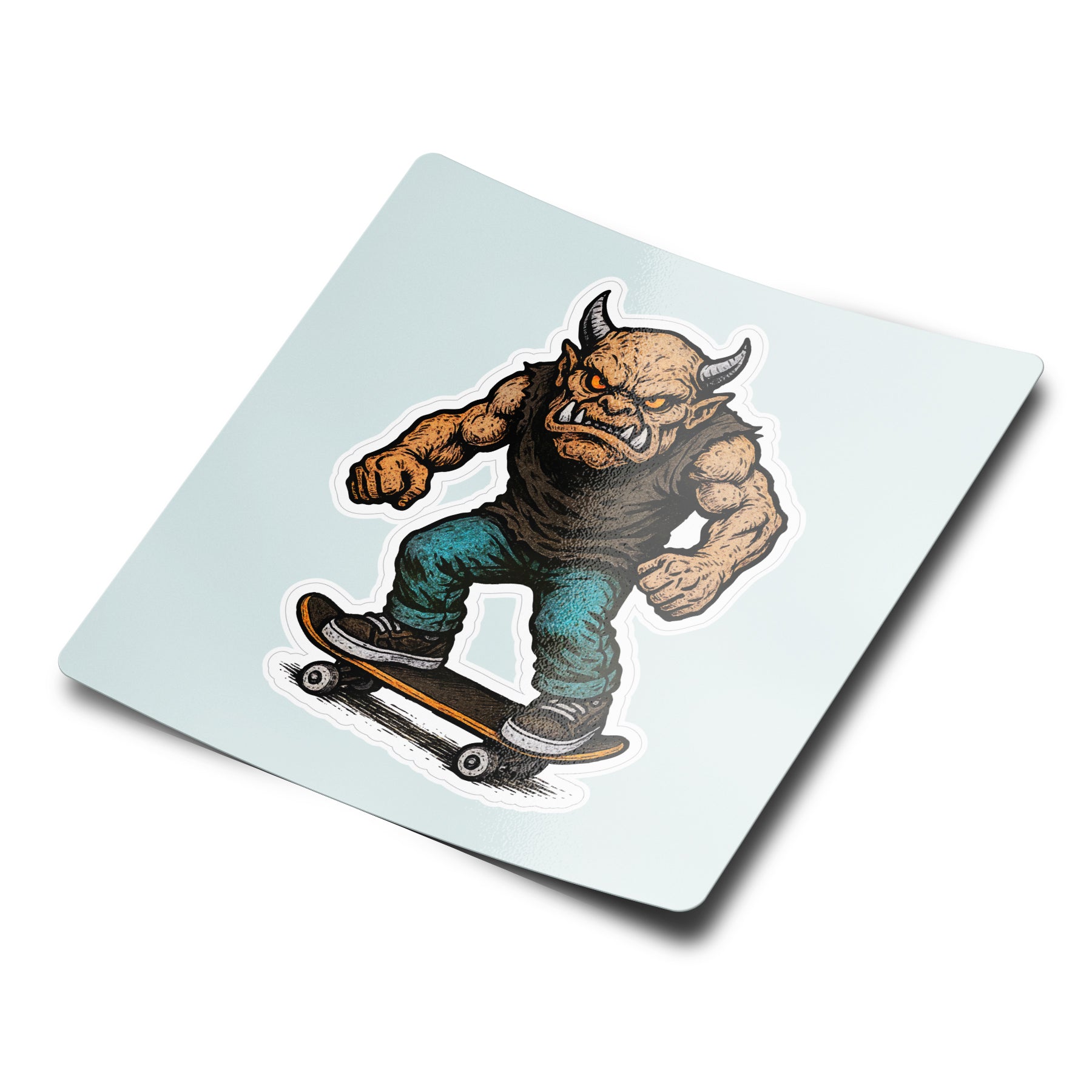 Monster Skater Sticker