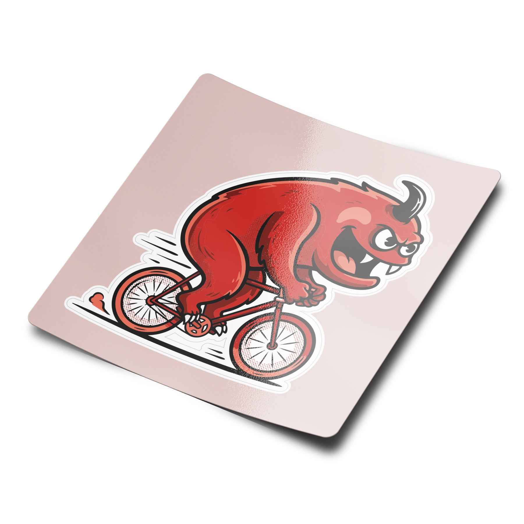 Pedaling Predator Sticker