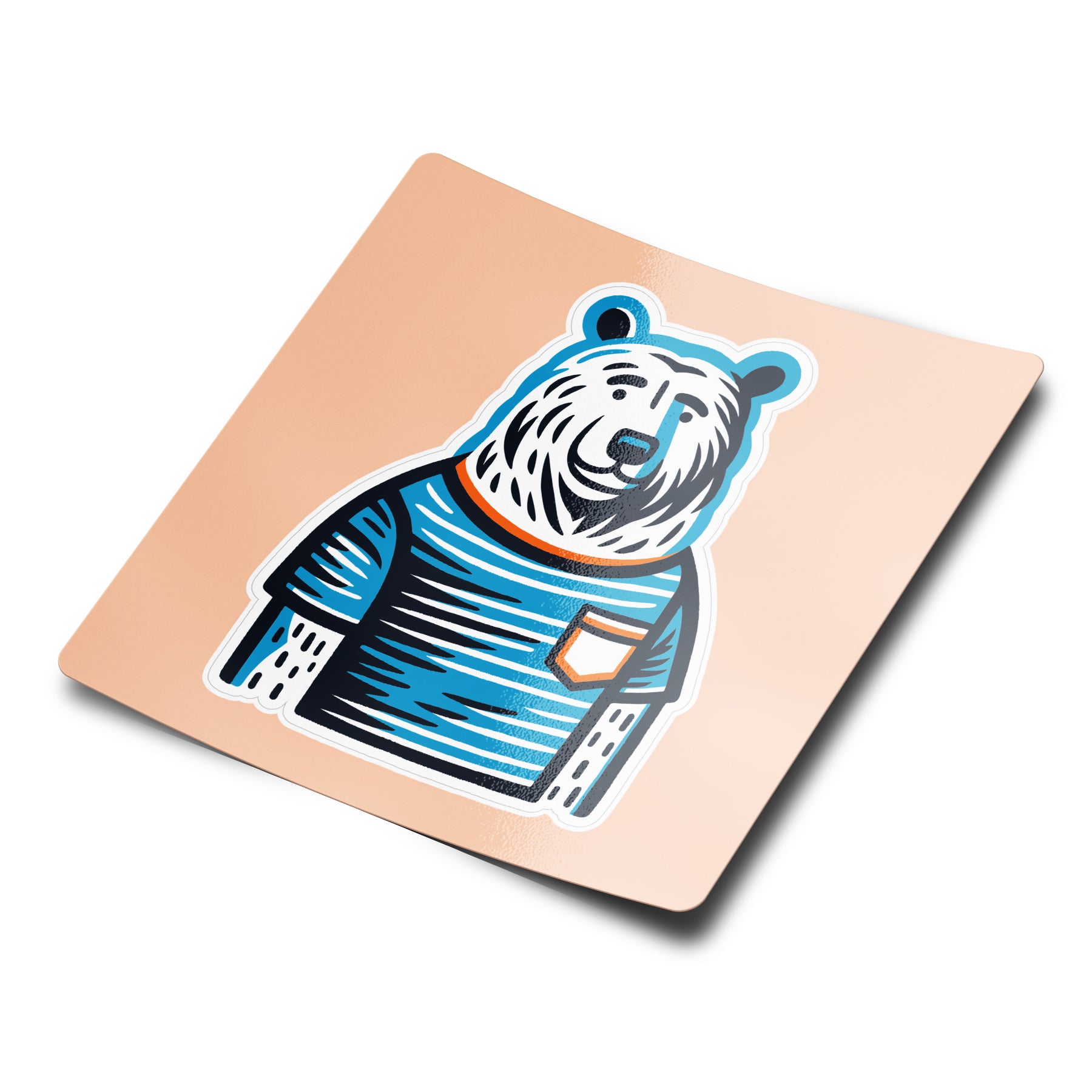 Preppy Polar Sticker