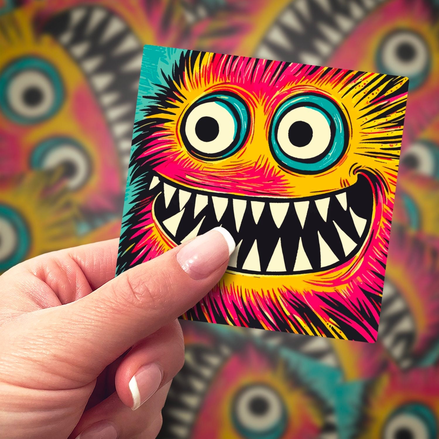 Radioactive Sticker | Bumblebird