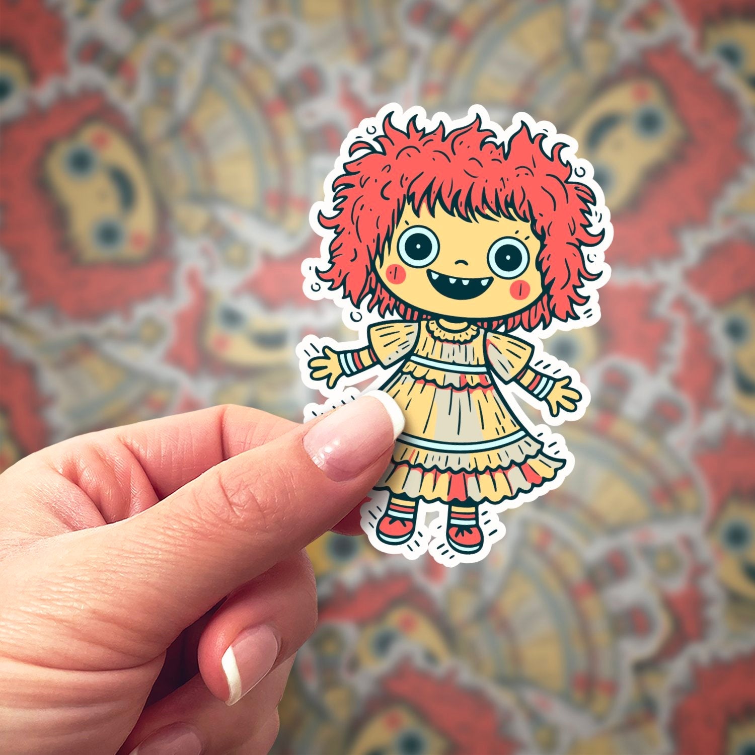 Raggedy Fran Sticker | Bumblebird