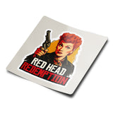 Red Head Redemption Sticker