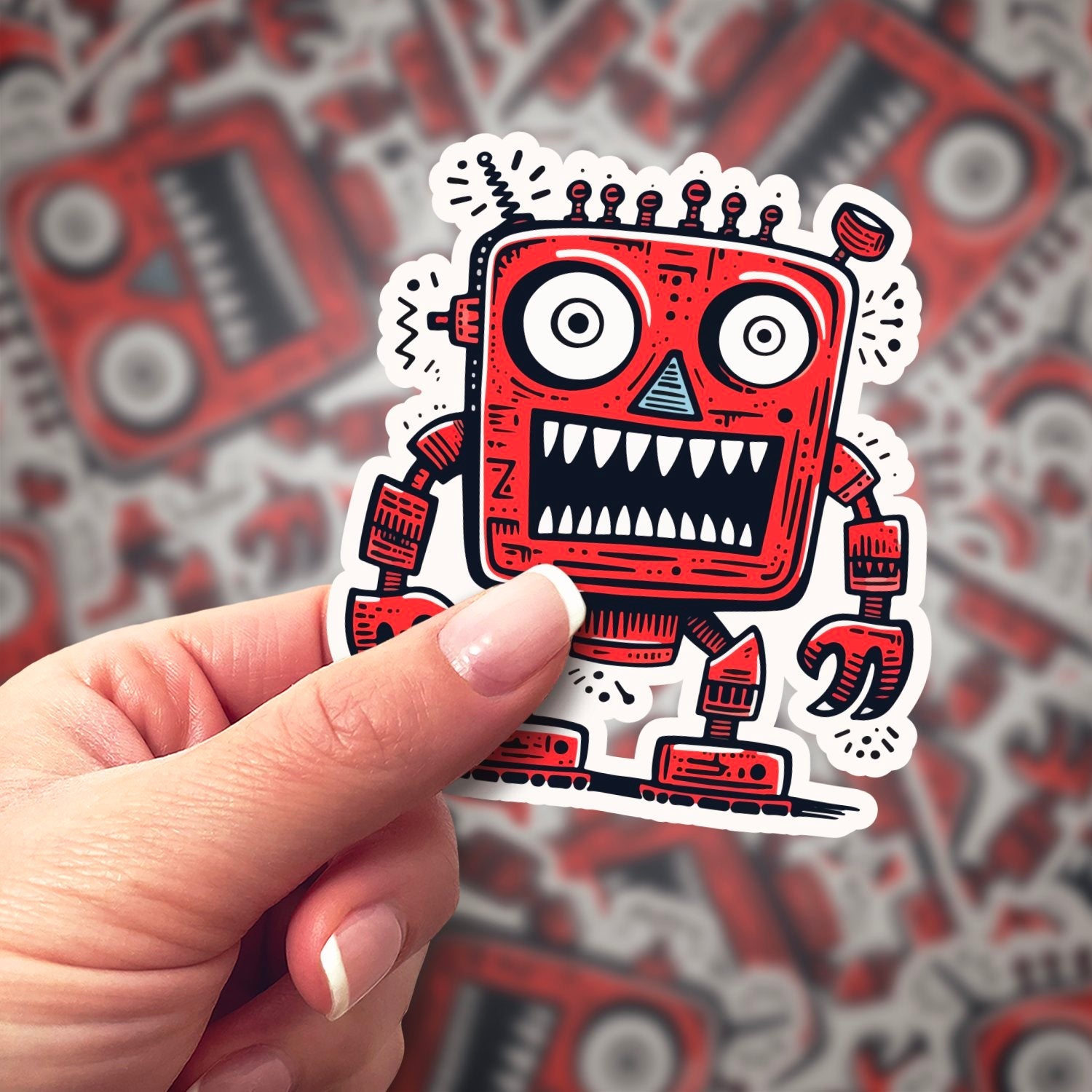 Robot II Sticker | Bumblebird