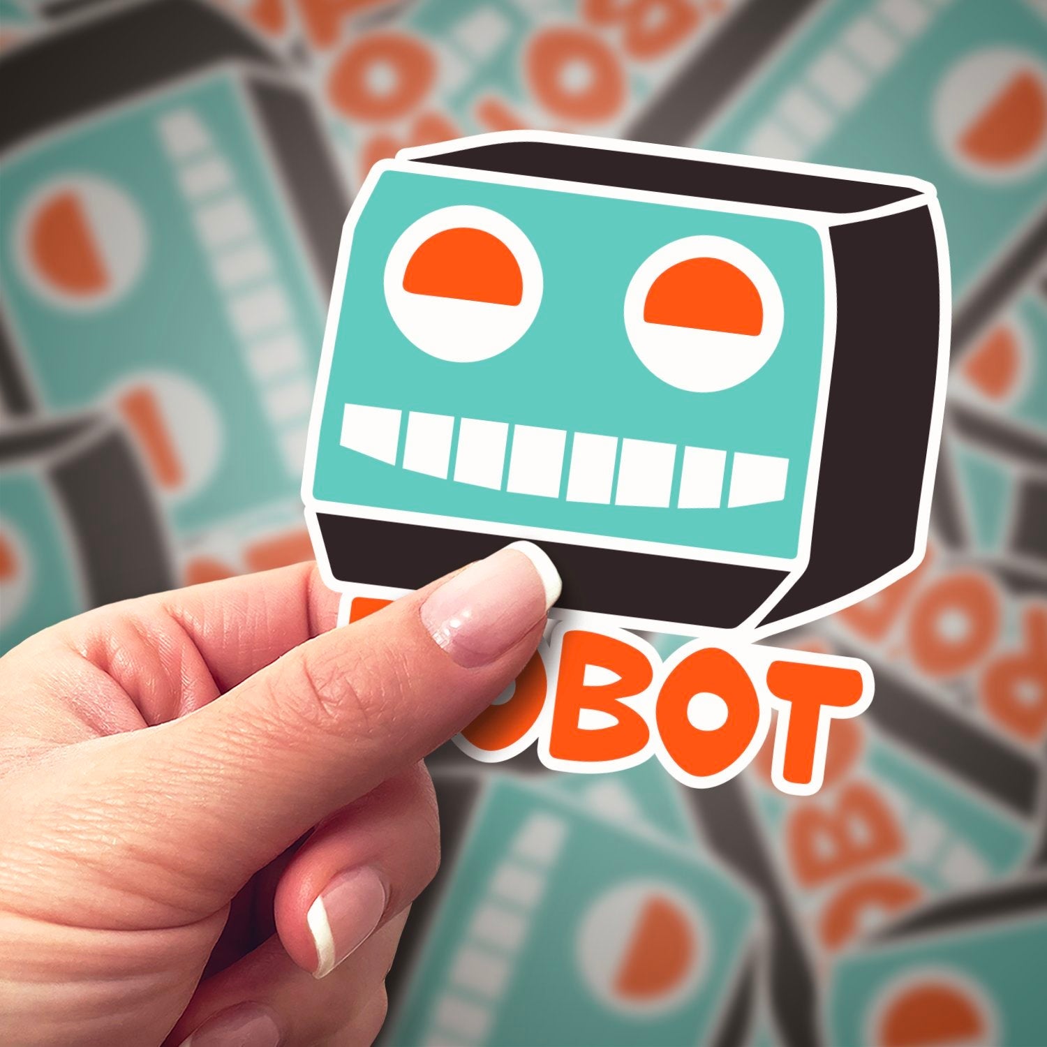 Robot Sticker | Bumblebird