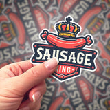 Sausage King Sticker | Bumblebird