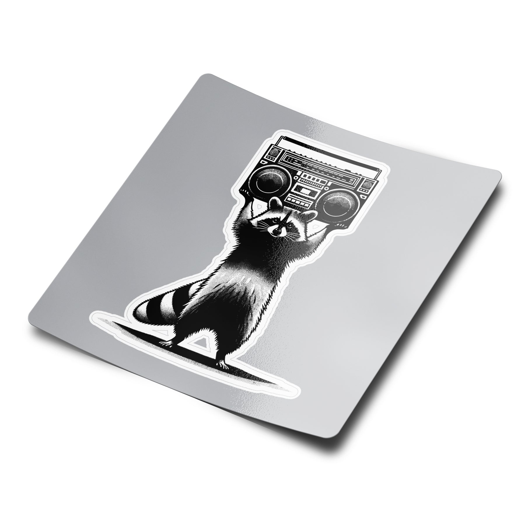 Say Anything Raccoon Sticker