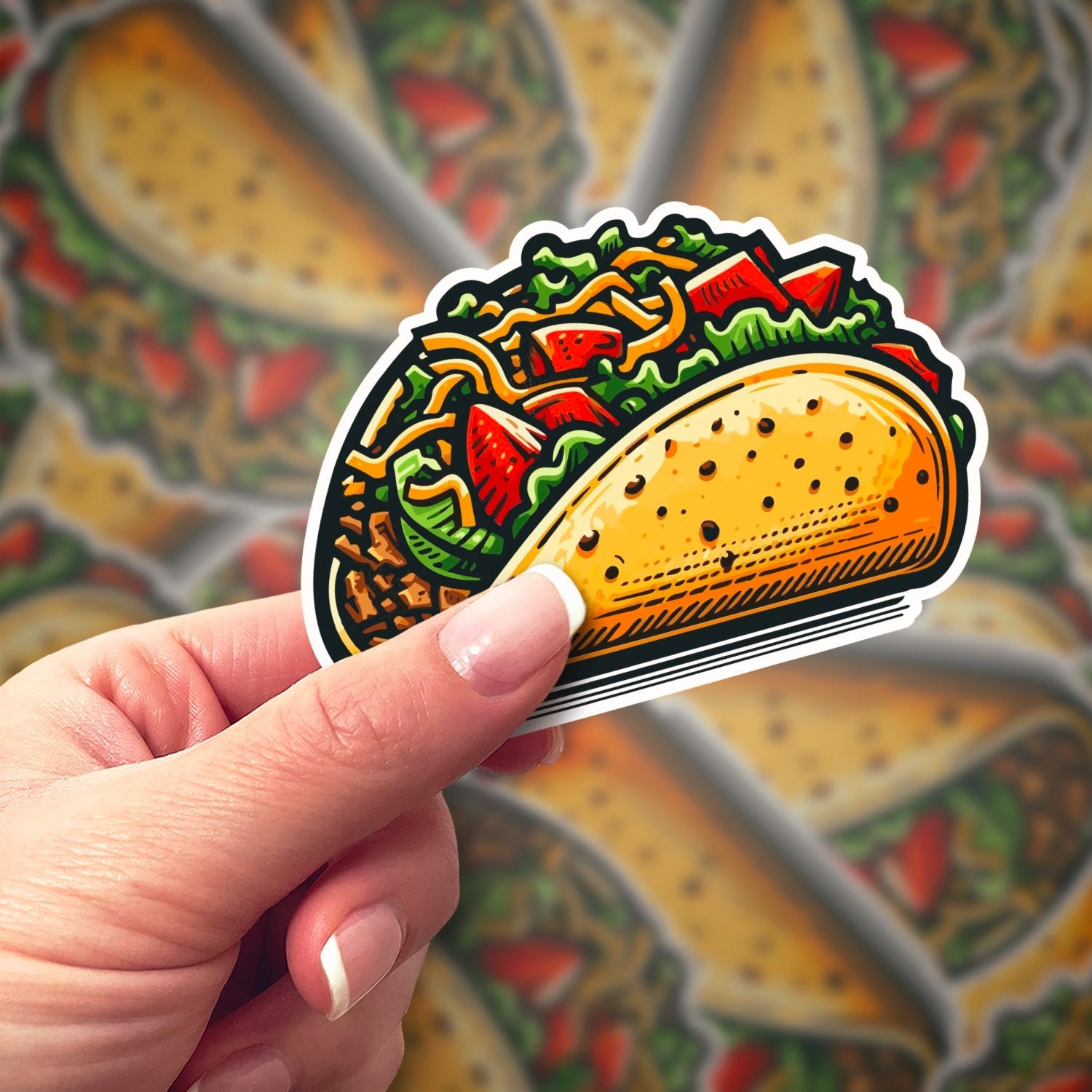 Taco Sticker | Bumblebird